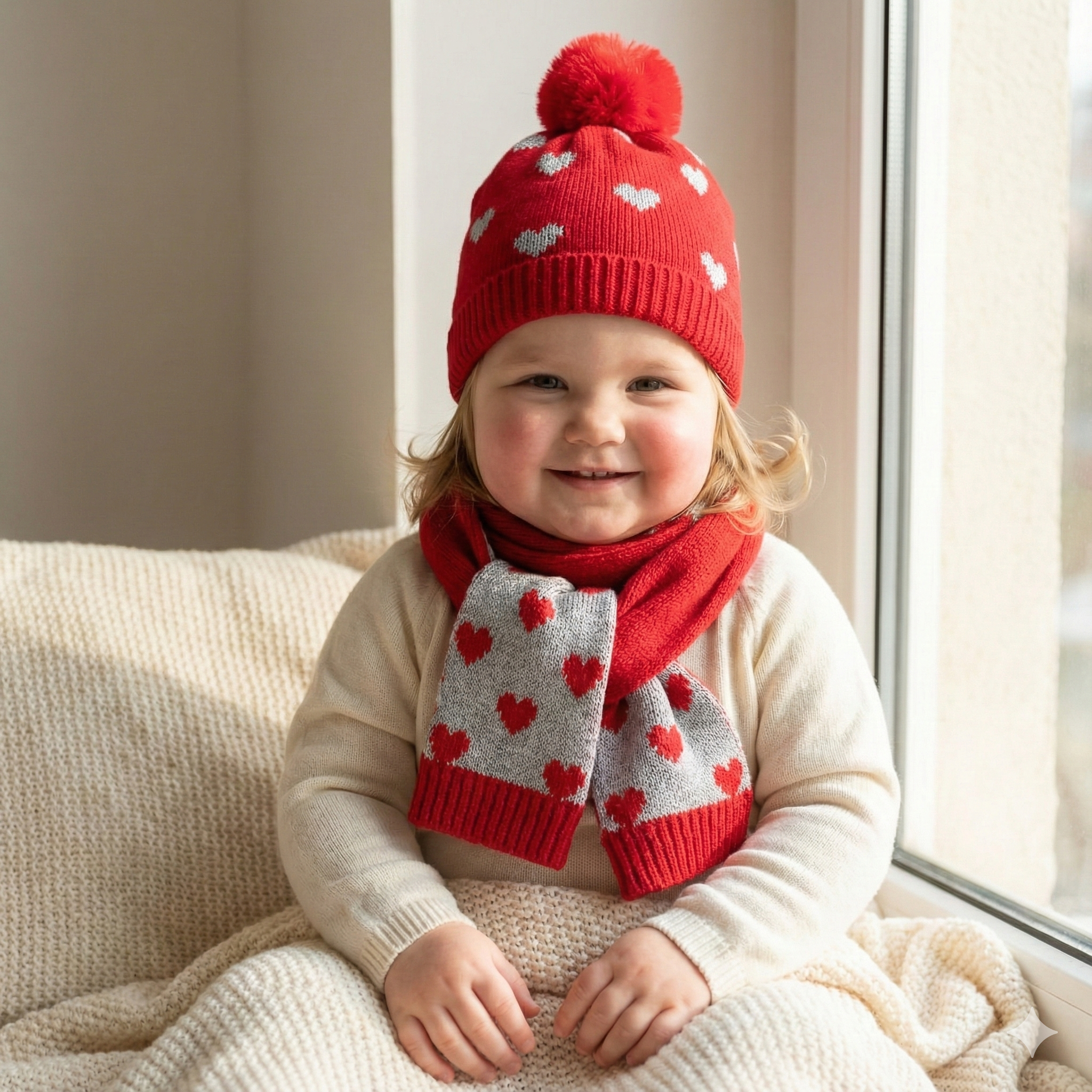 Hat and Schal stuck together - Chicco